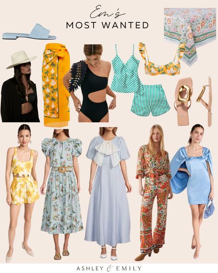 Em’s most wanted - Emily’s must have list - spring fashion in Emily’s cart - what I’ve been eyeing - spring fashion - swim fashion 



#LTKFind #LTKstyletip #LTKSeasonal