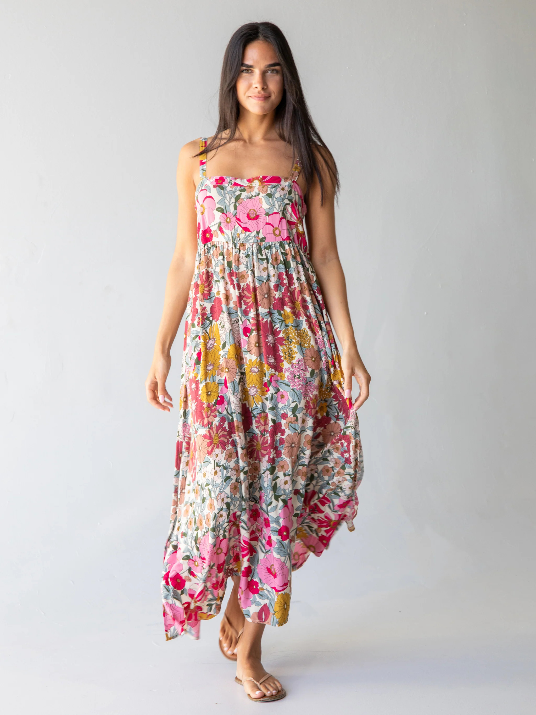 Patti Side Slit Maxi Dress | Natural Life