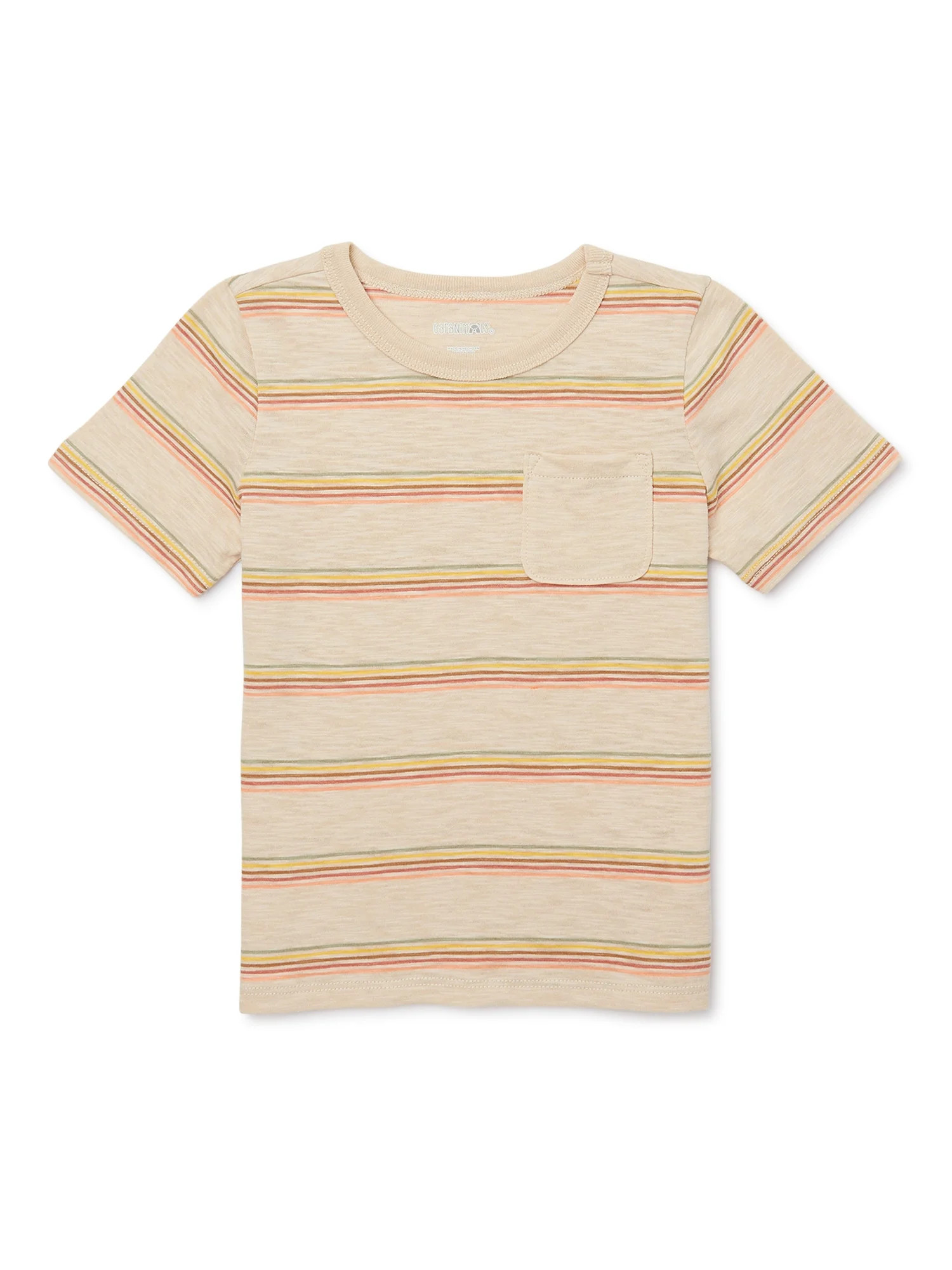 Garanimals Baby and Toddler Boys Pocket Tee with Short Sleeves, Sizes 18M-5T | Walmart (US)