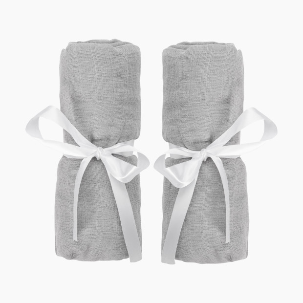 Newton Baby Bassinet Extra Sheet 2-Pack in Grey | Babylist