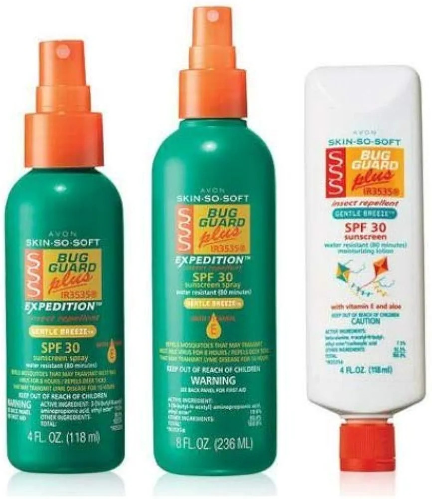 Avon Skin So Soft Bug Guard Plus IR3535 Expedition SPF 30 3-Piece Set | Amazon (US)