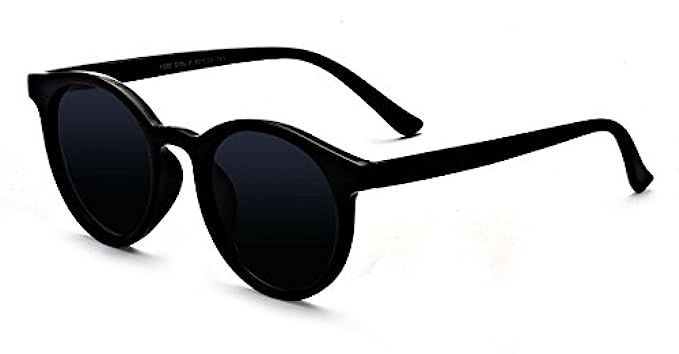 Kelens Vintage Retro Horn Rimmed Round Circle Sunglasses UV400 Protection | Amazon (US)