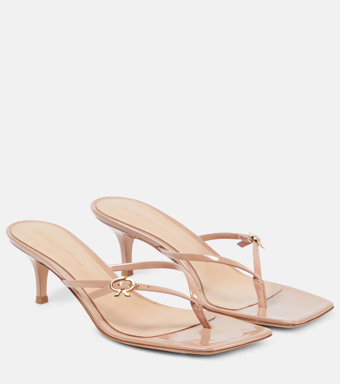 Patent leather thong sandals | Mytheresa (US/CA)