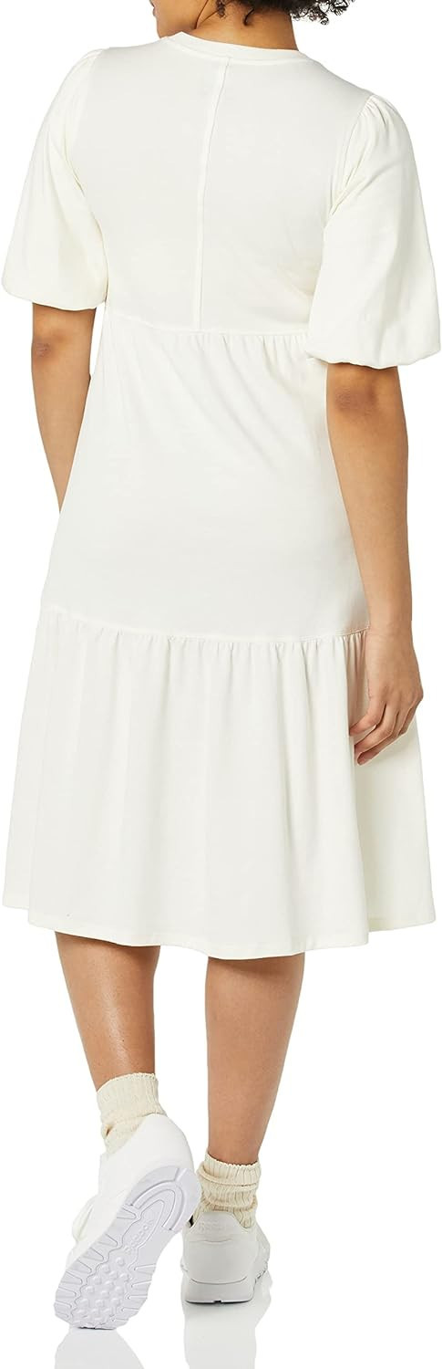 Amazon Essentials Women's Organic Cotton Fit and Flare Dress (Available in Plus Size) (Previously... | Amazon (US)