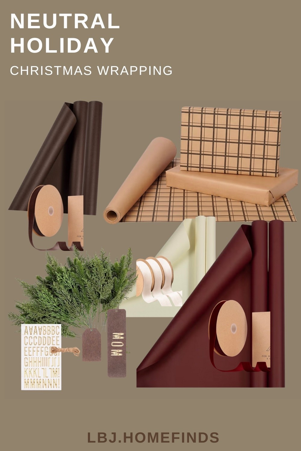 You know I am always here for you, and these neutral and subtle Christmas wrapping does not disappoint. I LOVE the faux assorted greenery that can be cut down to size and add as garnish to all the presents! They’re all so good!! 

#LTKHoliday #LTKStyleTip #LTKSeasonal