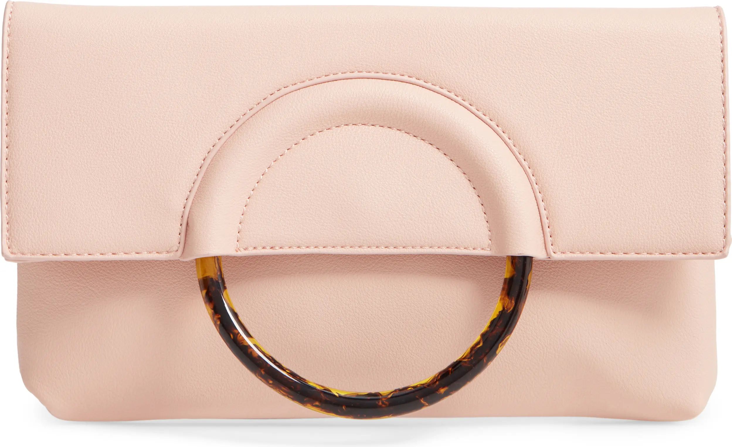 Leith Resin Handle Clutch | Nordstrom