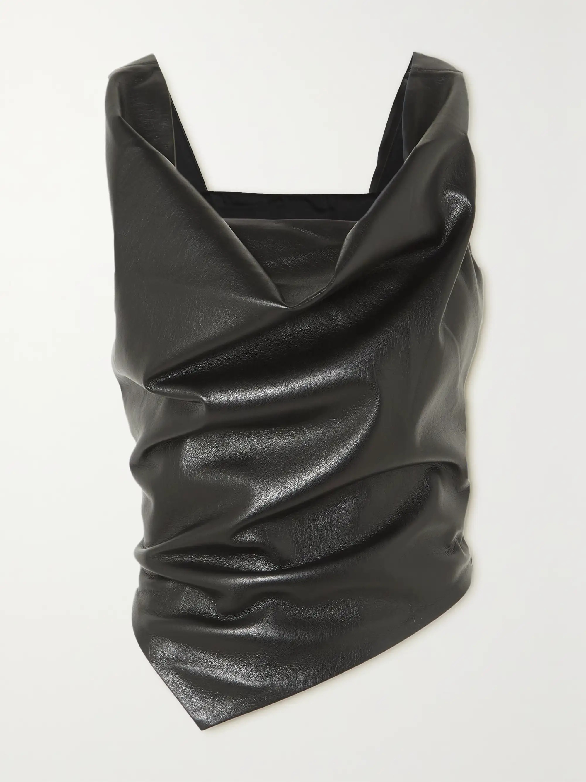 NANUSHKA Petra draped OKOBOR top | NET-A-PORTER | NET-A-PORTER (UK & EU)