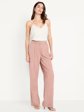 Extra High-Waisted Taylor Wide-Leg Trouser Pants | Old Navy (US)