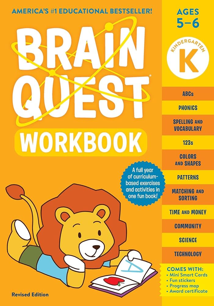 Brain Quest Workbook: Kindergarten Revised Edition (Brain Quest Workbooks) | Amazon (US)