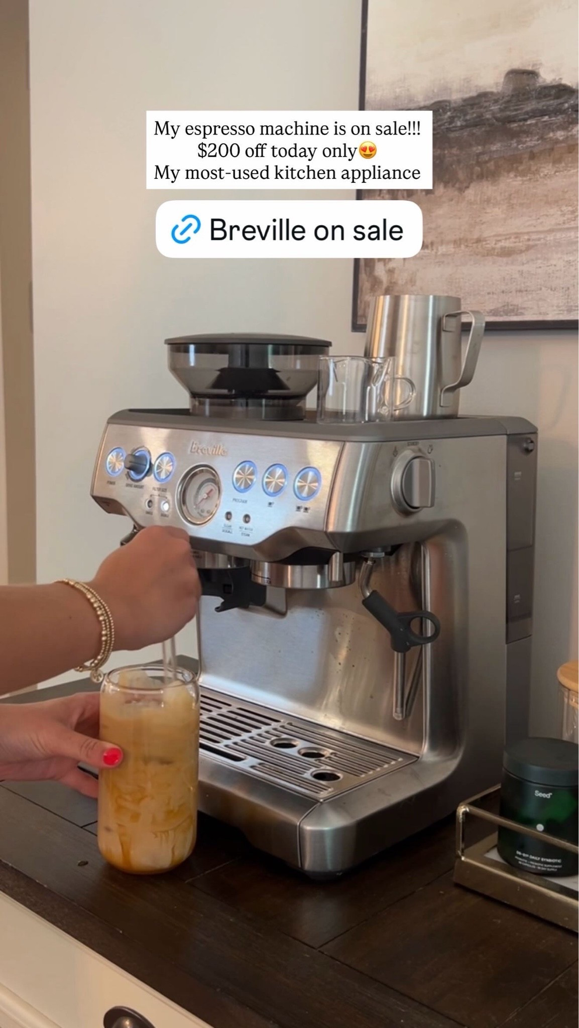 $200 off on my espresso machine - most used kitchen appliance☕️😍￼

#LTKmorningroutine #LTKmomlife #LTKHome