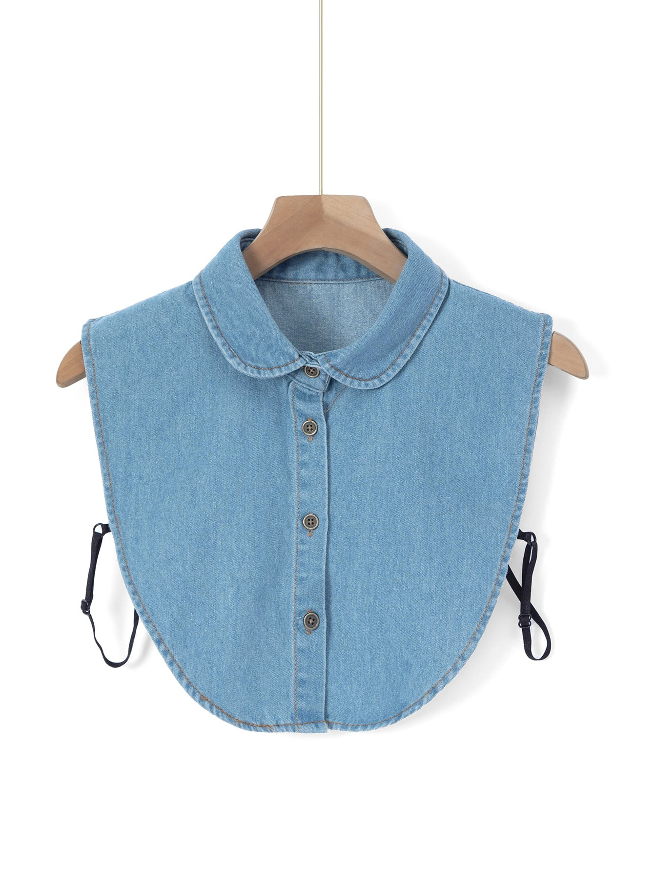 1pc Dames Solid Casual Style Dickey Collar, Voor Kledingdecoratie | SHEIN