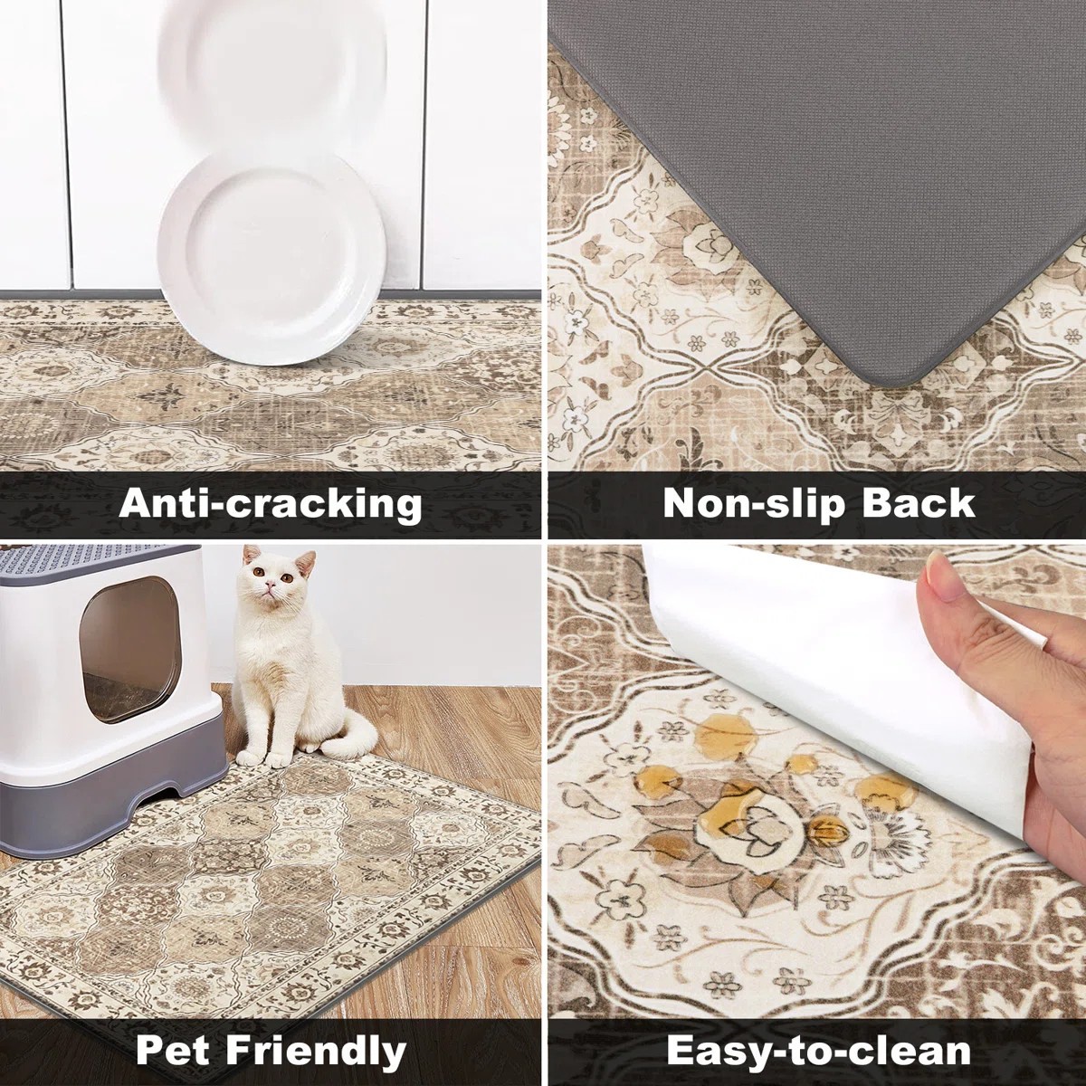 Standing Anti-Fatigue Kitchen Mats (Set of 2) | Wayfair North America