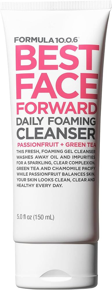 FORMULA 10.0.6 - Best Face Forward Daily Foaming Cleanser - Foaming Face Wash 5 fl oz | Amazon (US)