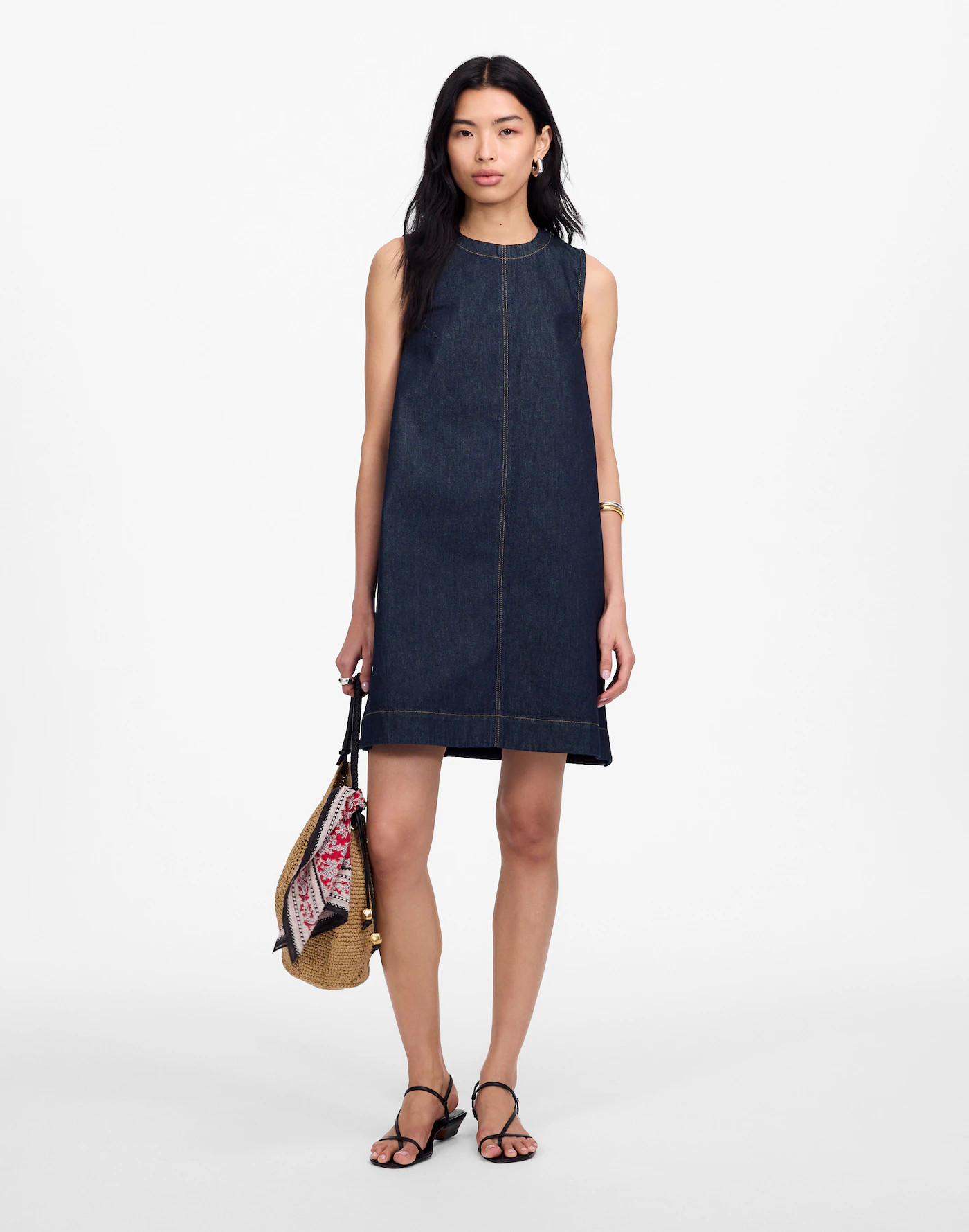 Denim Boxy Dress in Essex Wash | Madewell