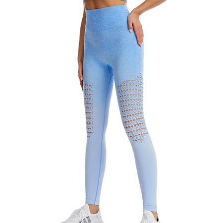 Nieur Yoga Pants for Women Scrunch Casual Activewear Leggings Butt Lifting Seamless Hollow Capris Ho | Walmart (US)