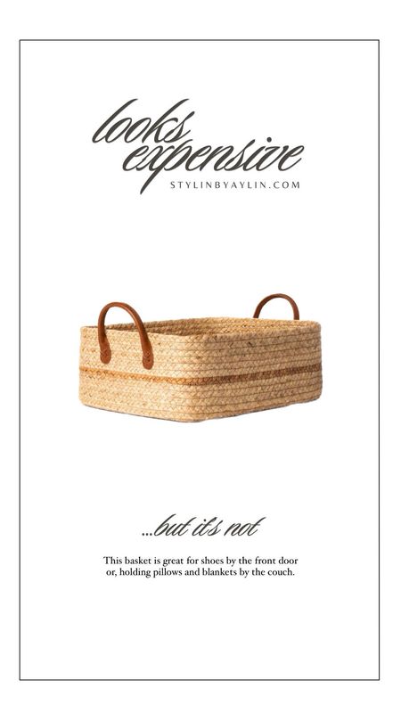 This basket looks expensive but it’s not #StylinbyAylin #Aylin 

#LTKHome #LTKStyleTip #LTKFindsUnder50