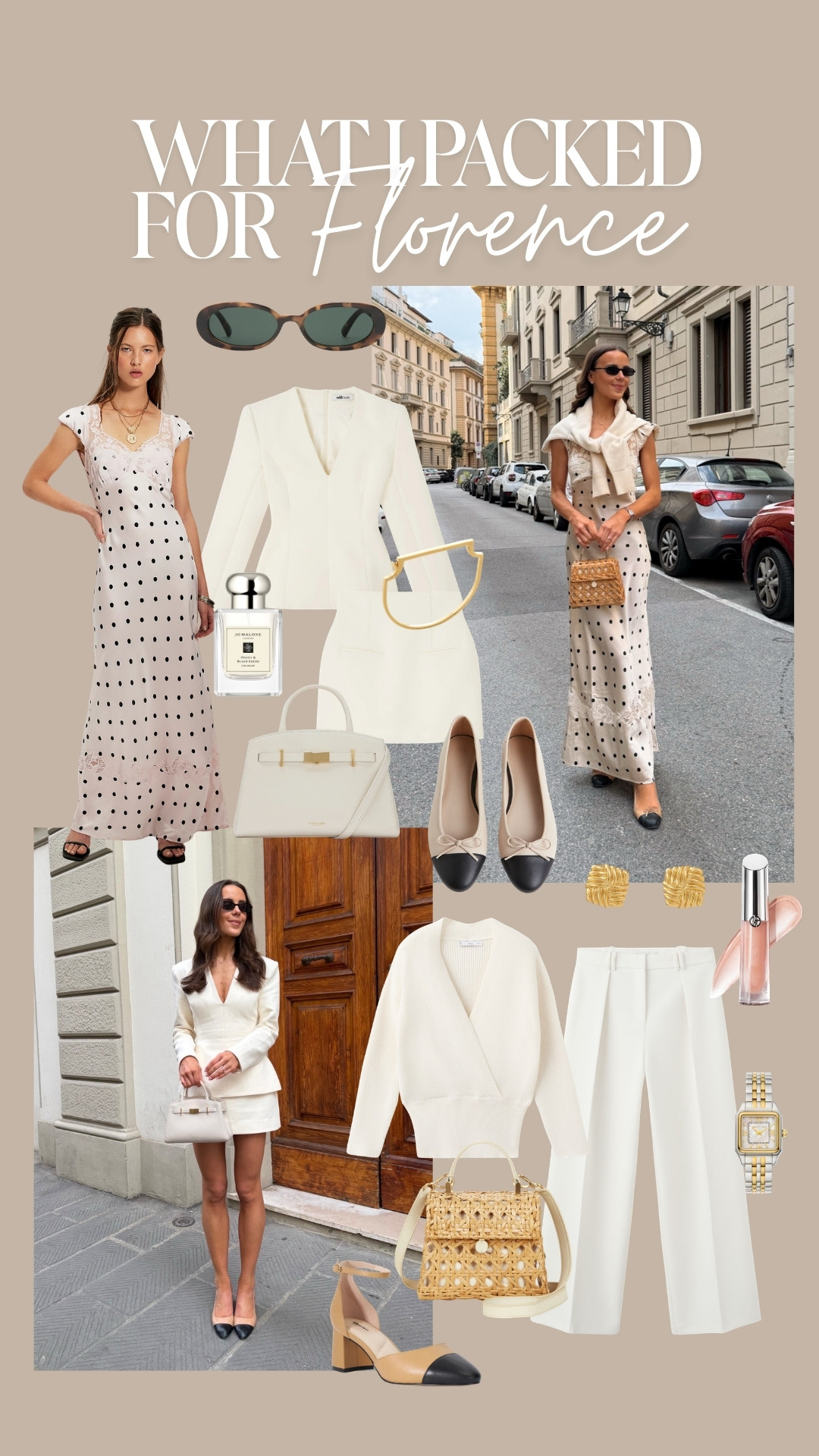  What I packed for Florence 🤍

 

#LTKstyletip #LTKeurope #LTKspring