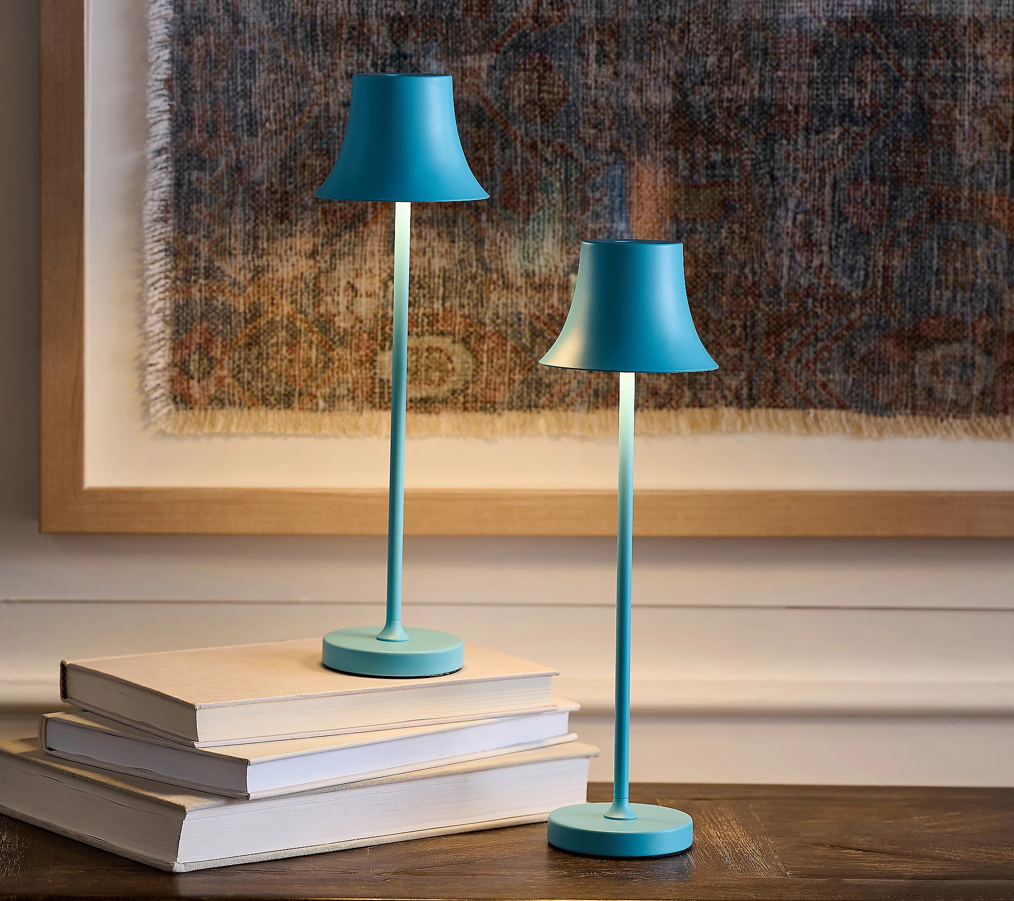 As Is Set of 2 12"" Touch Lamps with Dimmer by Valerie | QVC