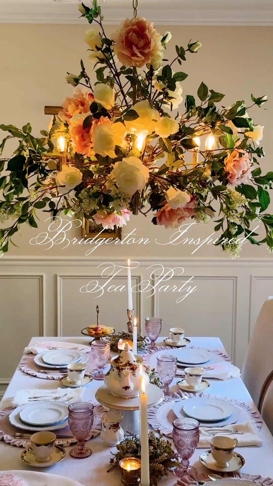 Bridgerton Inspired Tea Party, French Country style Tea Party, Floral Tea Party, Pink Tea Party, Elegant Tea Party, Mothers Day Tea, Mothers Day tables, Bridal Shower, 40th Birthday, 50th Birthday

*NOTE: Dishes, placemats, tablecloth and embroidered napkins are from Arte Italica Crown Linen

#LTKHome #LTKParties