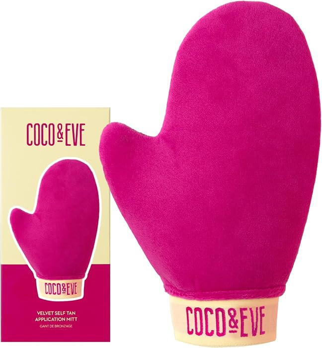 Coco & Eve Self Tanning Mitt Applicator - Secure Fit - Soft Velvet | Amazon (US)