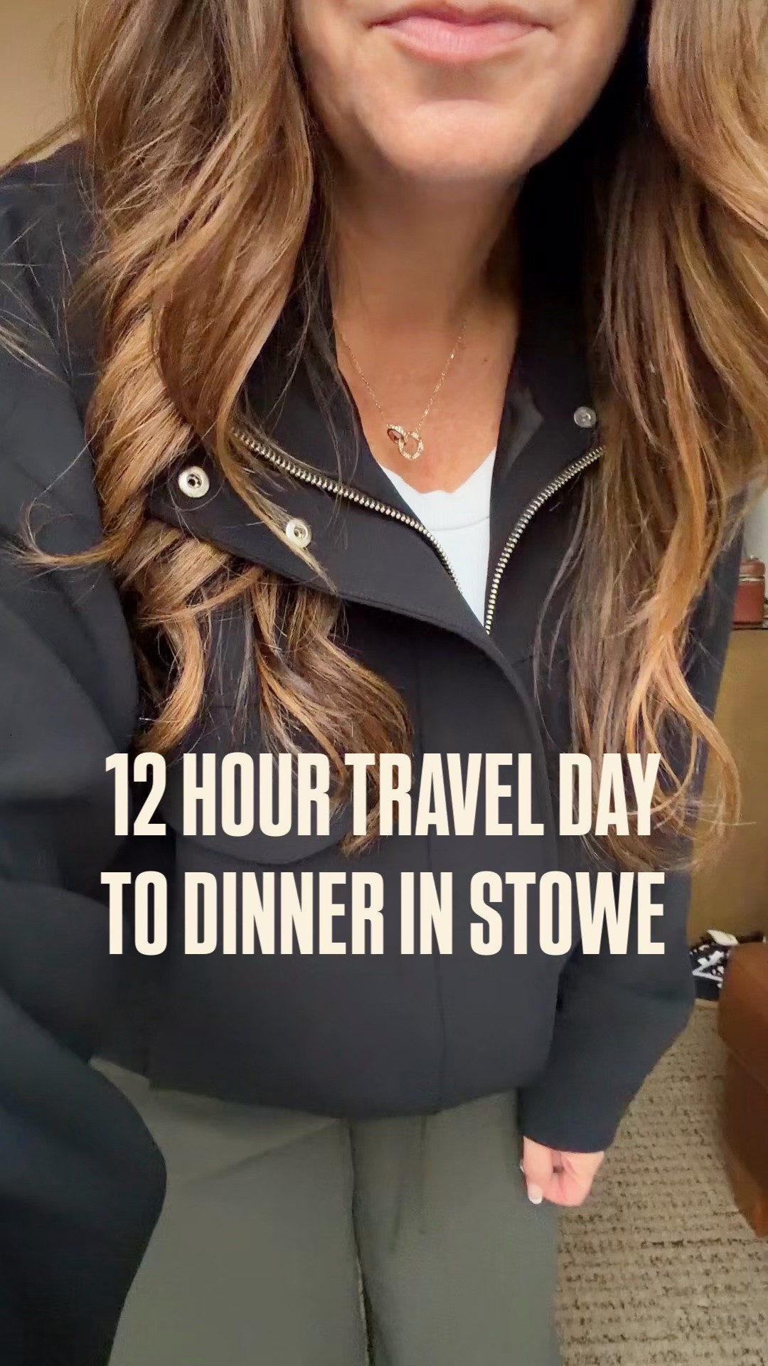 From 12 hour travel day to dinner with the girls! The @Aritzia track pants and jacket were comfy for a long travel day and then comfy jeans and cute lace cami for dinner. 

Sizing: wearing large in all, 31 in jeans

#LTKTravel #LTKSeasonal #LTKMidsize