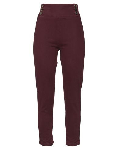 Trussardi Jeans Woman Pants Burgundy Size 2 Cotton, Elastane | YOOX (US)