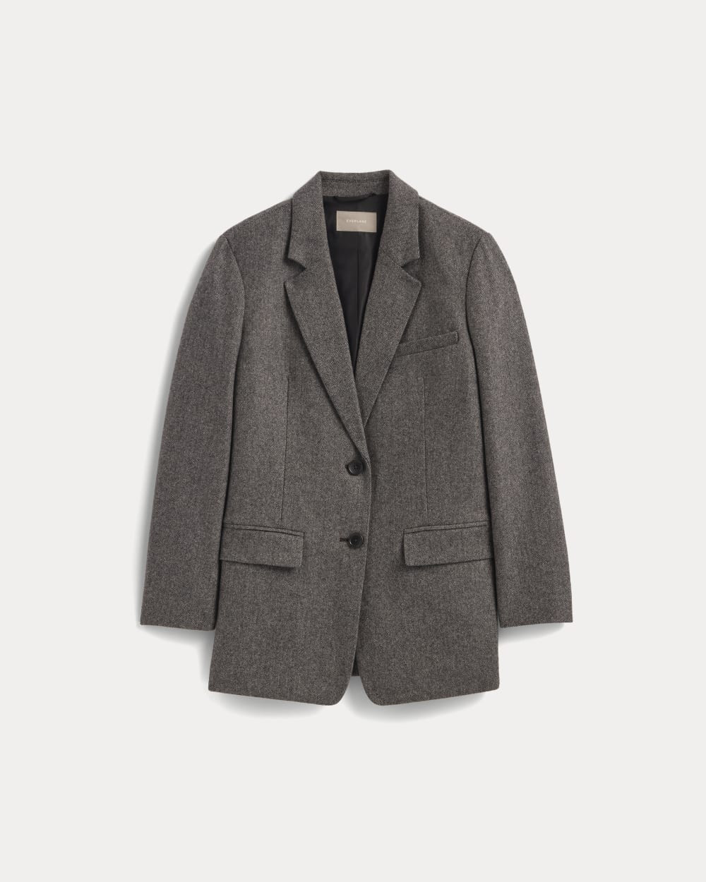 The Oversized Blazer in Wool | Grey Herringbone | Everlane