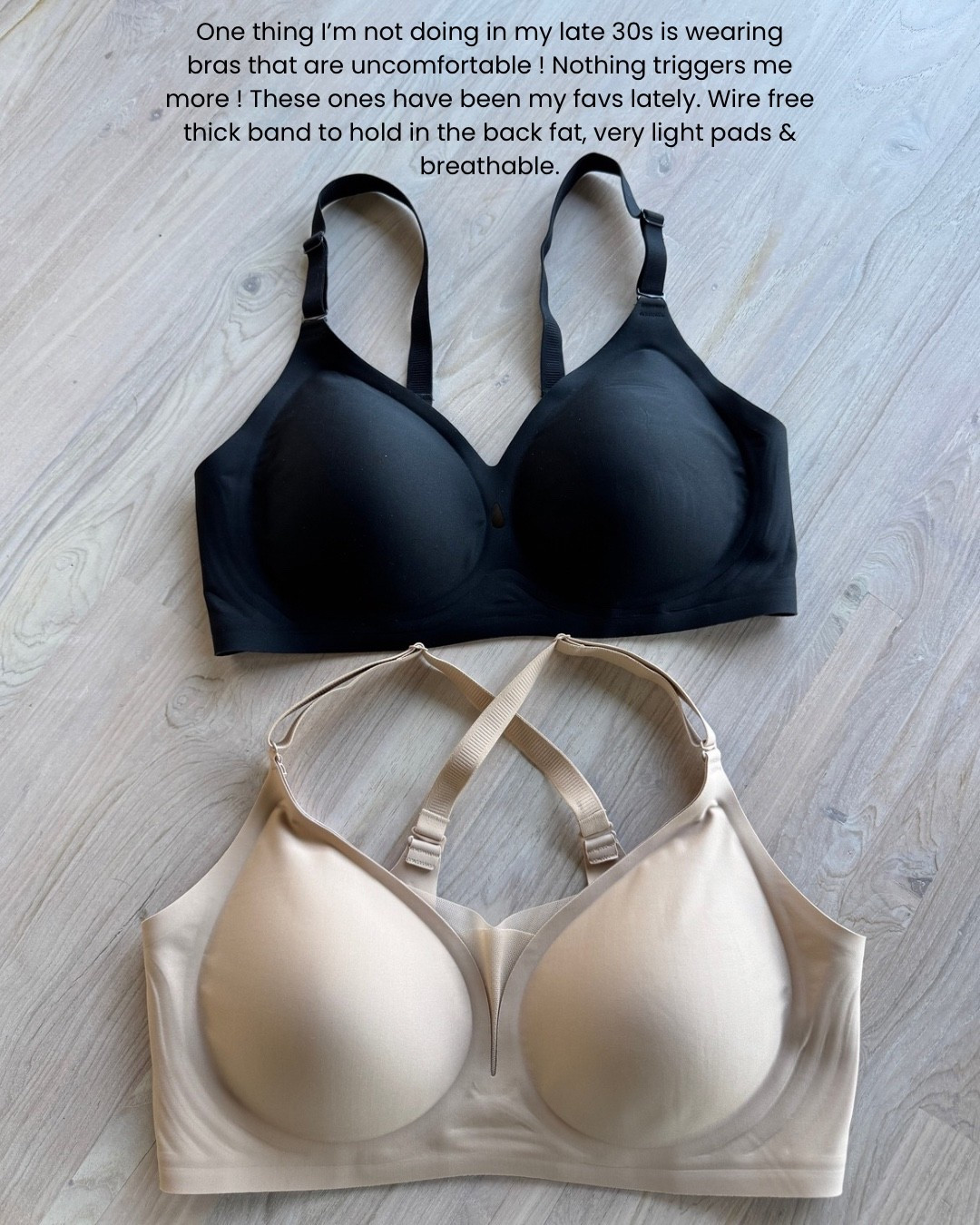 Size xl I’m a 38d/dd 
So comfy ! 
#bra #amazon 

#LTKootd #LTKspringtrends #LTKMidsize