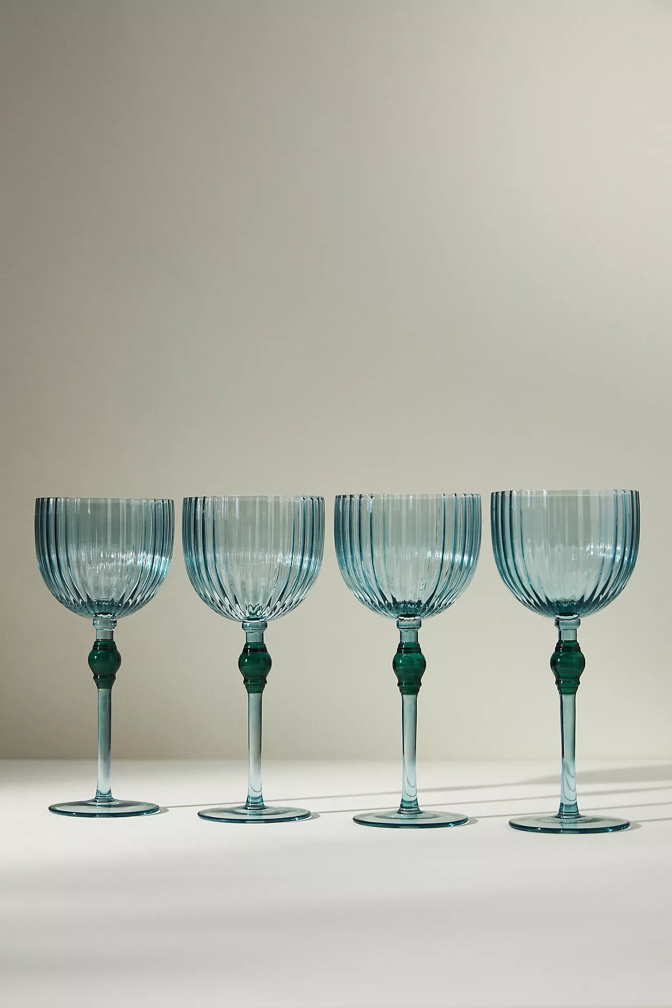 Chamberlain Wine Glasses, Set of 4 | Anthropologie (US)