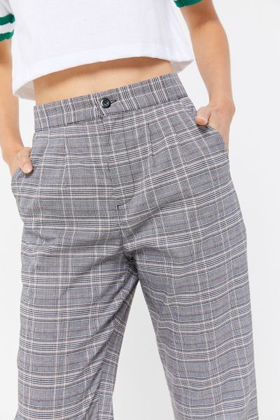 Urban Renewal Remnants Plaid Straight Leg Trouser Pant - Assorted XS at Urban Outfitters | Urban Outfitters (US and RoW)