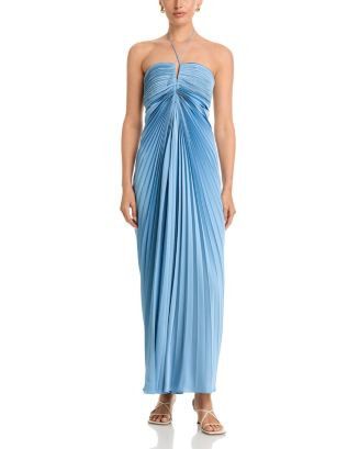 Amur Ionea Pleated Gown | Bloomingdale's Women | Bloomingdale's (US)