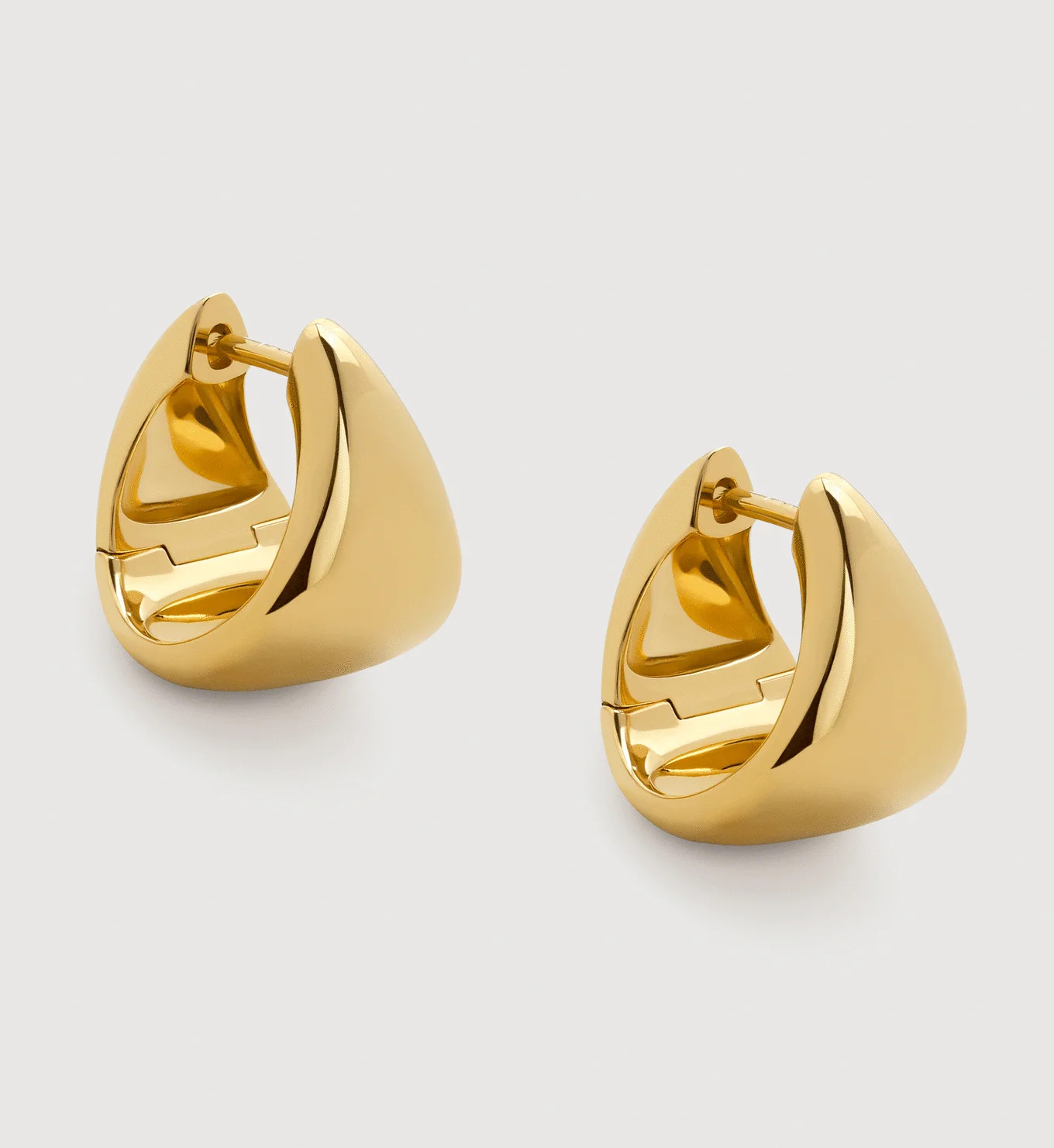 Tapered Small Hoop Earrings | Monica Vinader (Global)