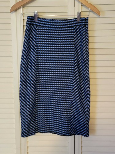 Maeve Anthropologie Blue Black Plaid High Waist Pencil Skirt Women's Size XS  | eBay | eBay US