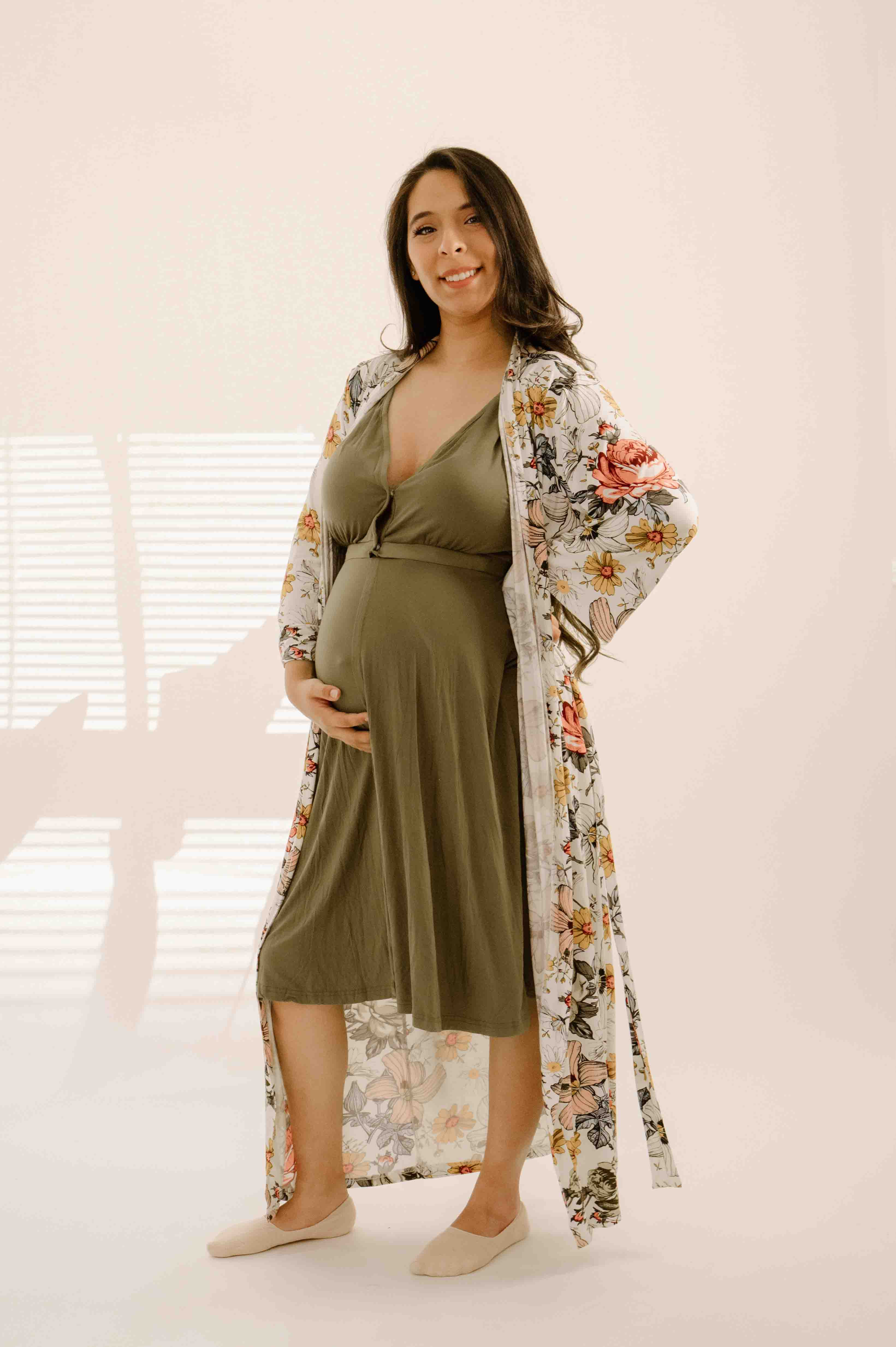Robes in Vintage Floral Laura Robe/Long / Full Figure One Size / Vintage Floral | Lila