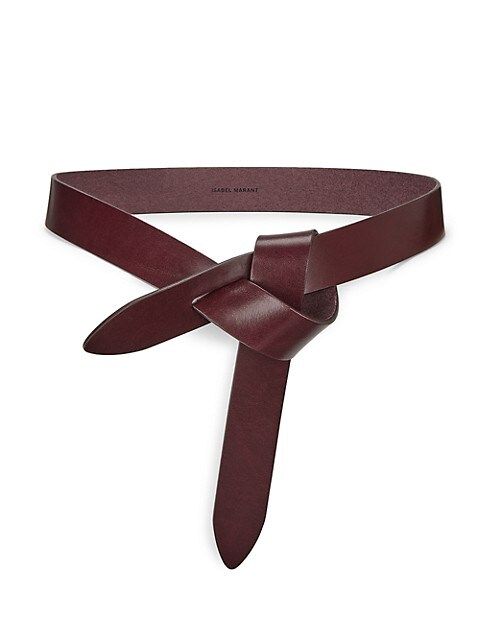 Lecce Leather Self-Tie Belt | Saks Fifth Avenue