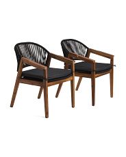 Set Of 2 Outdoor Rope Chairs | Marshalls