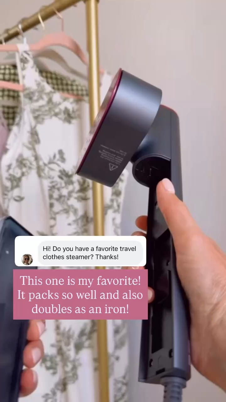 Can’t say enough good things about this travel steamer! It doubles as an iron and remains so compact and travel friendly. A favorite of mine!

Loverly grey, Amazon finds, travel steamer iron, clothing steamer, travel must haves

#LTKTravel