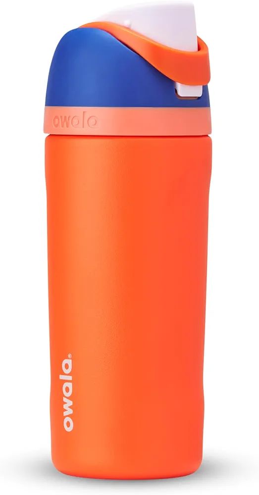 Owala Kids FreeSip Insulated Stainless Steel Water Bottle with Straw, BPA-Free Sports Water Bottl... | Amazon (US)