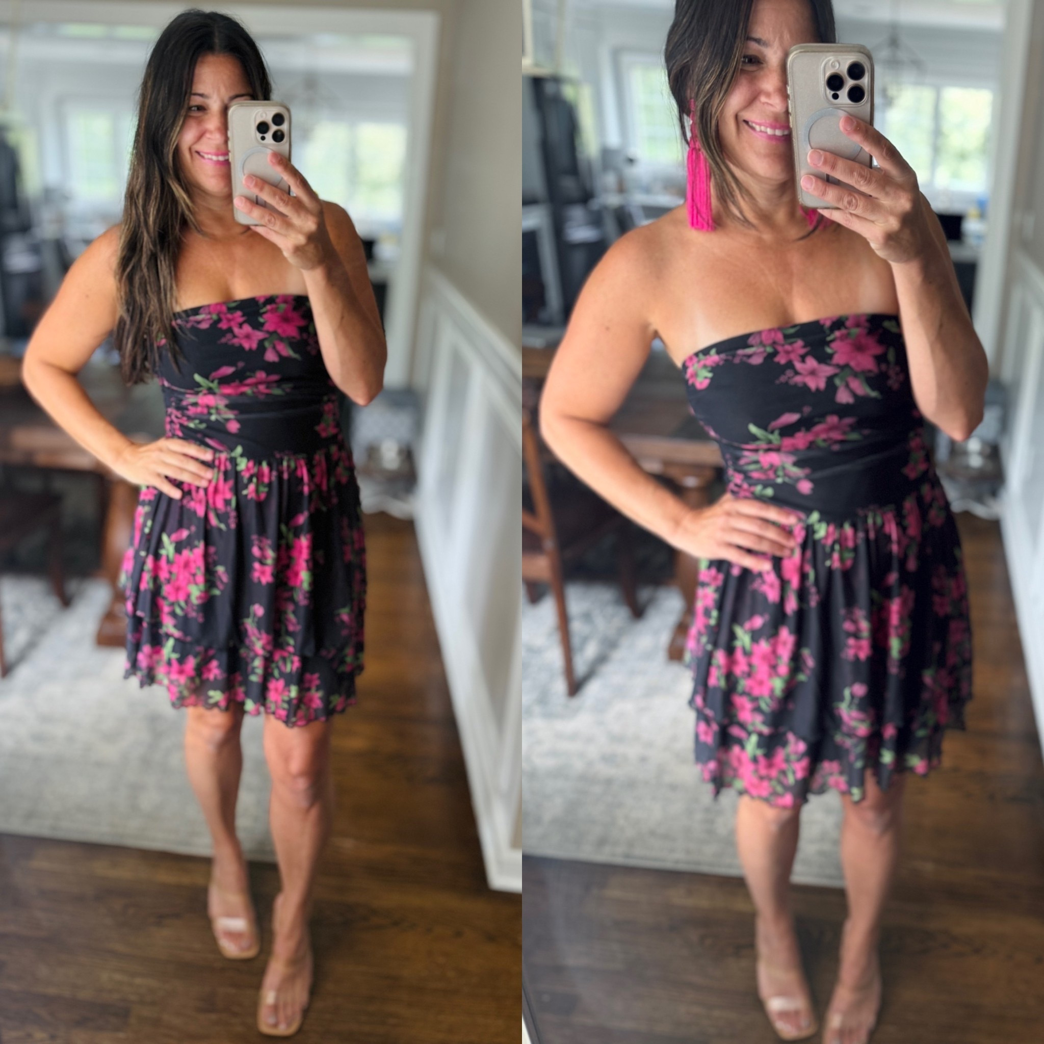 Summer mini dress. Wearing a small 

#LTKOver40 #LTKFindsUnder50