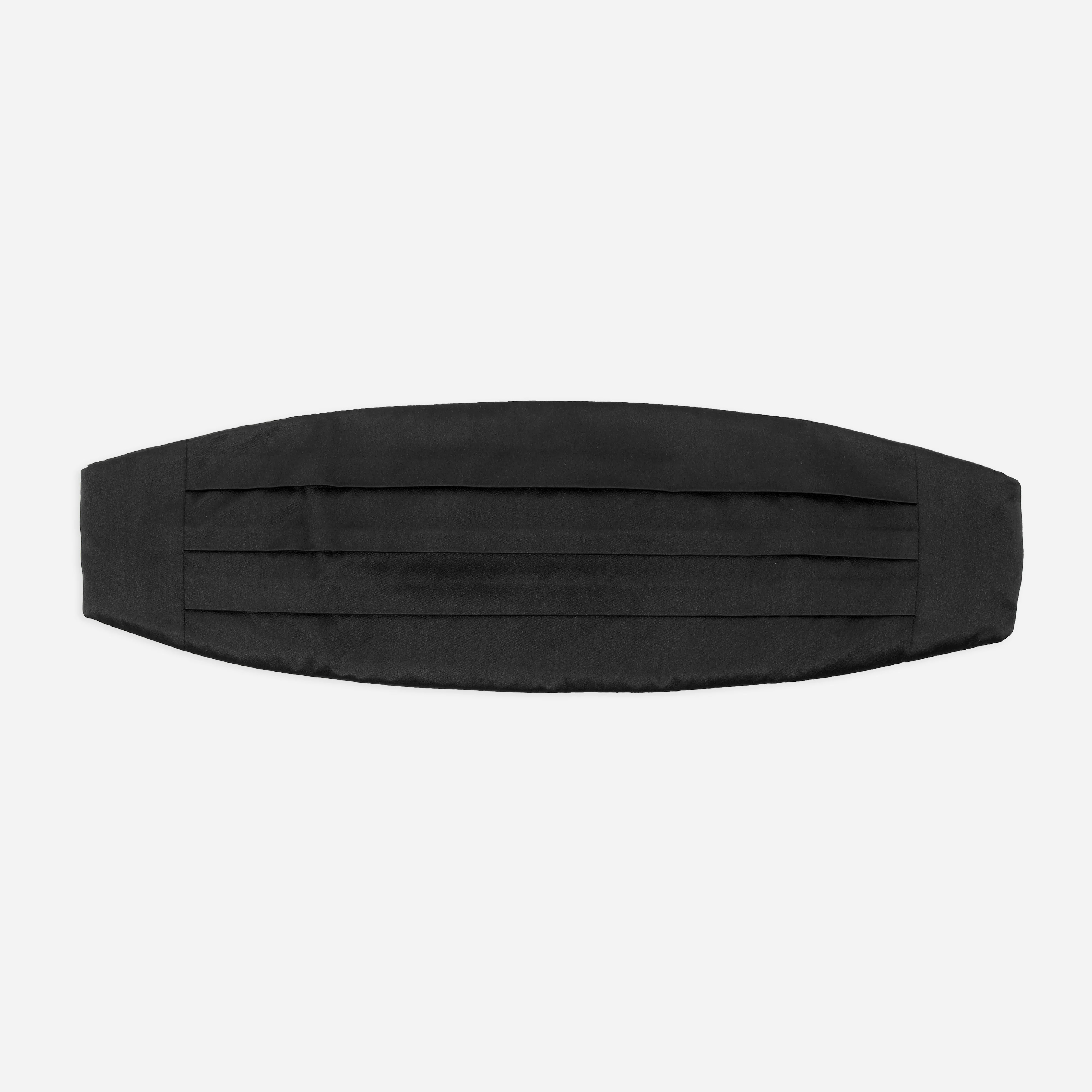 Cummerbund Black Belt | Silk Belts | The Tie Bar | The Tie Bar