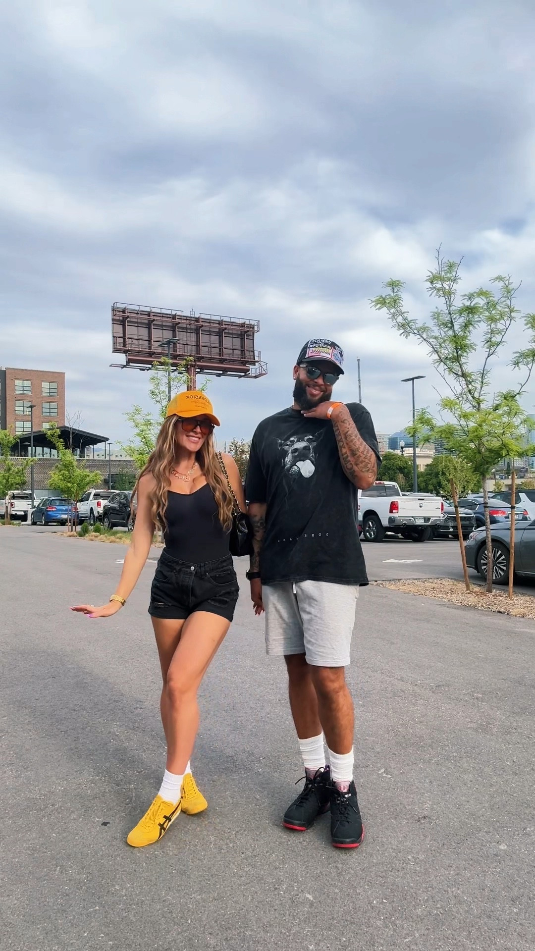 hats are Llovesick (yellow) & Rare Roses (black) 