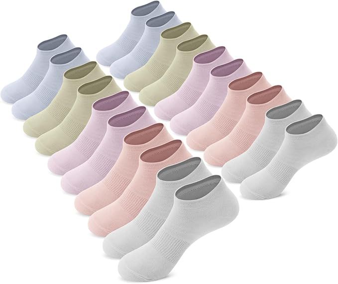 10 Paris of Women Sock, Breathable Lightweight Low Cut Sock | Amazon (US)