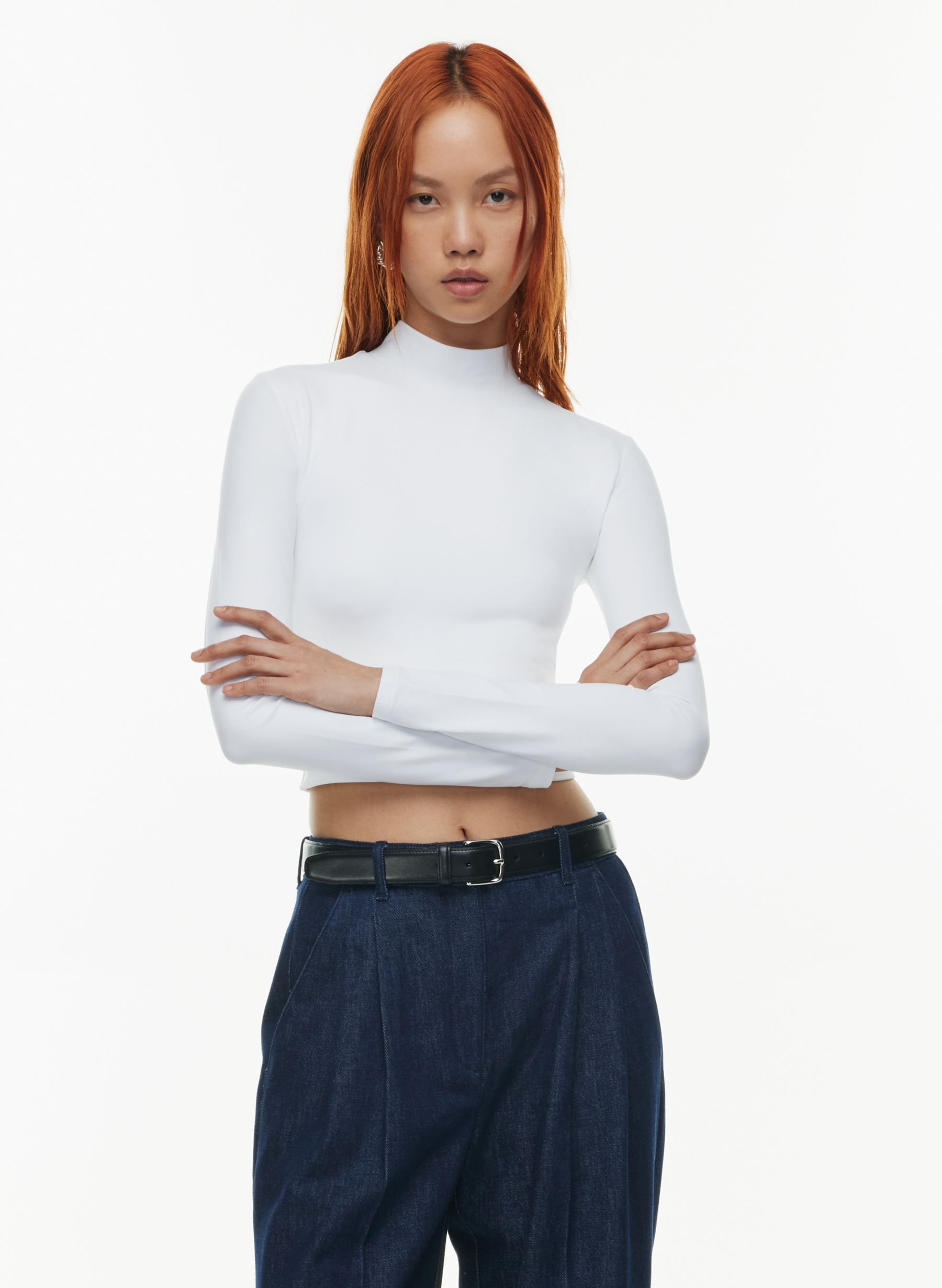 CONTOUR MOCKNECK LONGSLEEVE | Aritzia