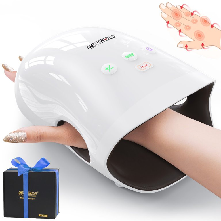 CINCOM Cordless Hand Massager with Heat & 7 Massage Balls, Gift for Hand Massage for Pain Relief ... | Walmart (US)