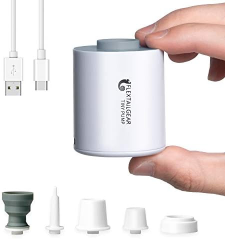 FLEXTAILGEAR Tiny Pump Portable Air Pump Ultra-Mini Air Pump with 1300mAh Battery USB Rechargeable t | Amazon (US)