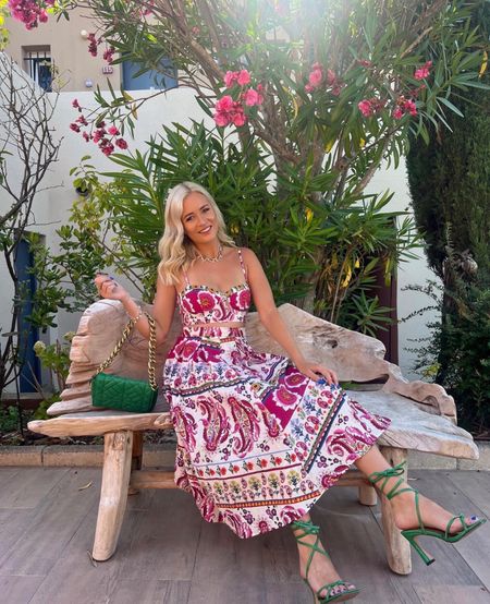 Pink Paisley set, holiday style, holiday fashion, summer outfit Inspiration, dinner out, Mango 

#LTKSeasonal #LTKeurope #LTKstyletip