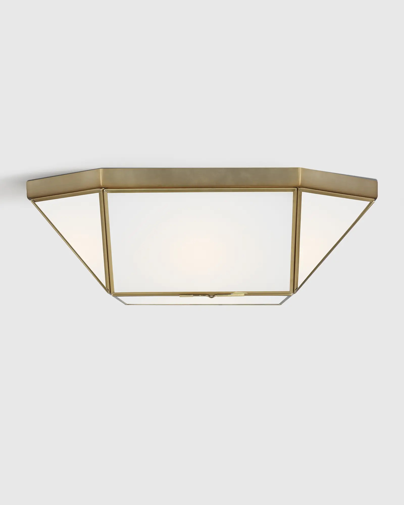 Geometric Steel Flush Mount | Quince