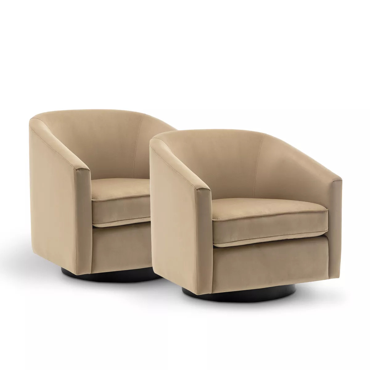 eLuxury Swivel Barrel Chair, Set of 2 | Target