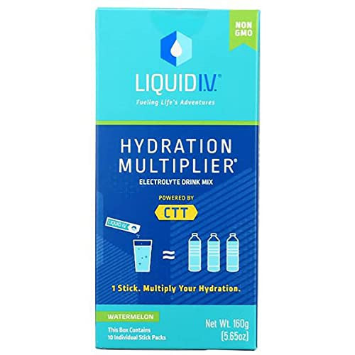 LIQUID IV Watermelon Hydration Drink Mix 10 Count, 0.56 OZ | Amazon (US)