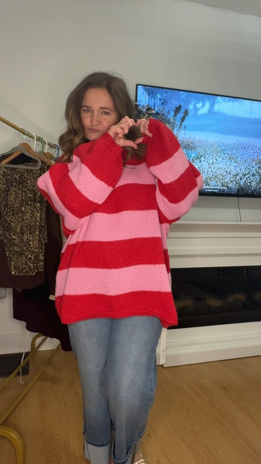 Chunky, cozy, and Valentine-approved ❤️
This oversized striped sweater is SO soft and perfect for winter → early spring. Easy to dress up with jeans or keep casual for everyday mom life.
👉 Linked in LTK — runs true to size, wearing my usual.

LTK Hashtags:
#LTKunder50 #LTKfinds #AmazonFashion #AmazonSweater #ChunkyKnit #CozyStyle #MomStyle #EverydayOutfit #WinterToSpring #ValentinesOutfit

#LTKootd #LTKFindsUnder50 #LTKSeasonal